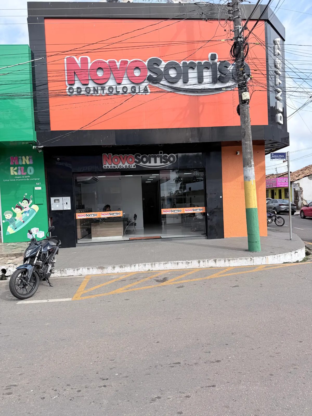 Fachada da unidade Novo Sorriso Marabá, em Marabá/PA