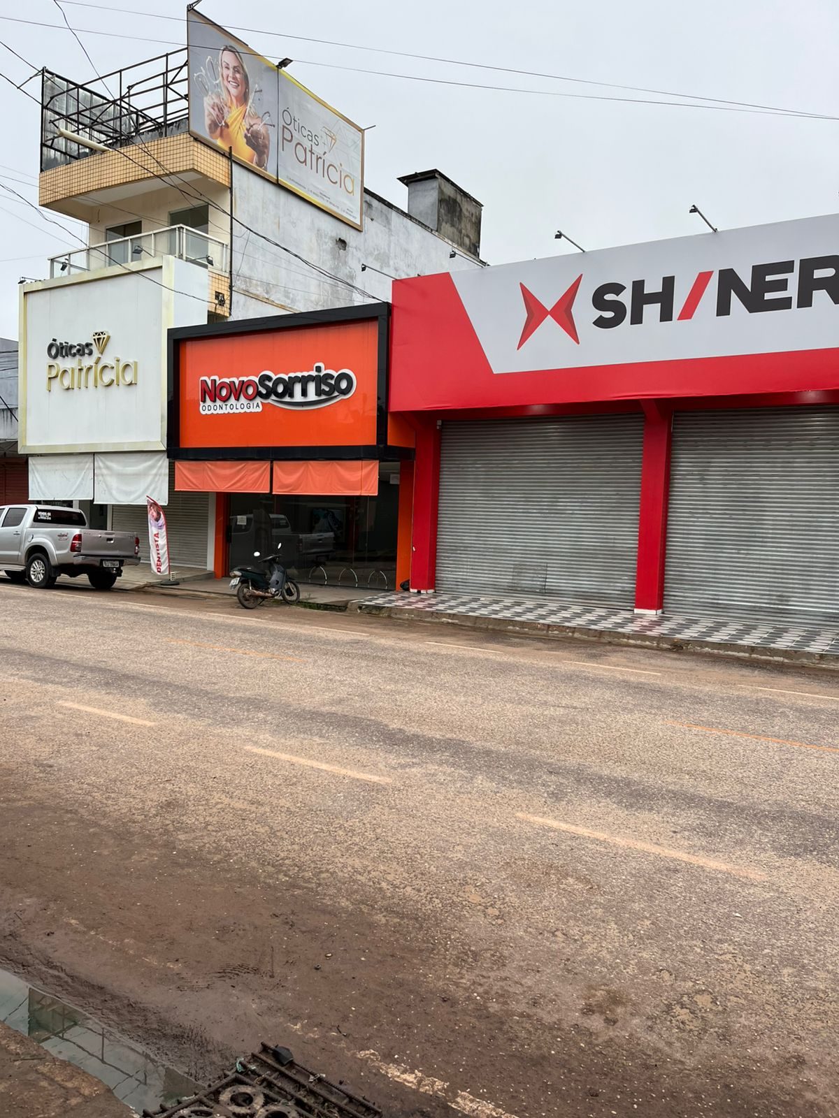 Fachada da unidade Novo Sorriso Tailândia II, em Tailândia/PA