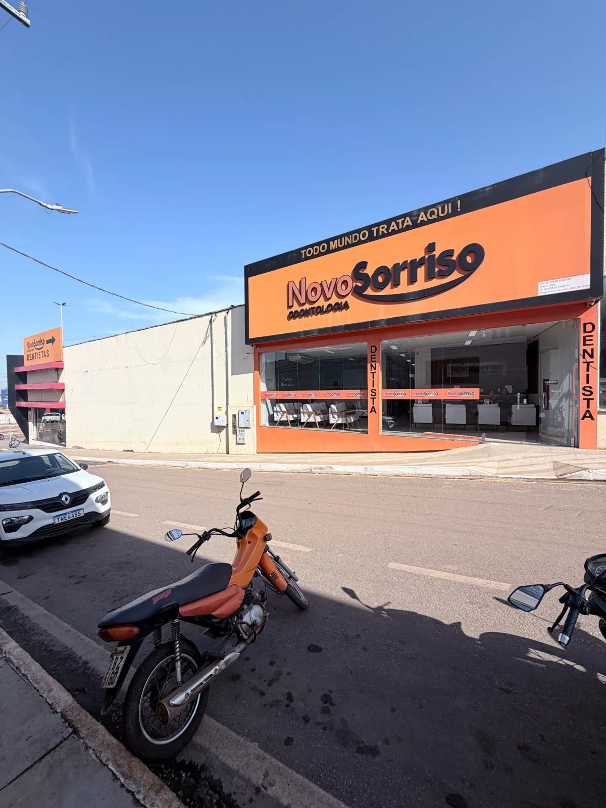 Fachada da unidade Novo Sorriso Canaã I, em Canaã dos Carajás/PA